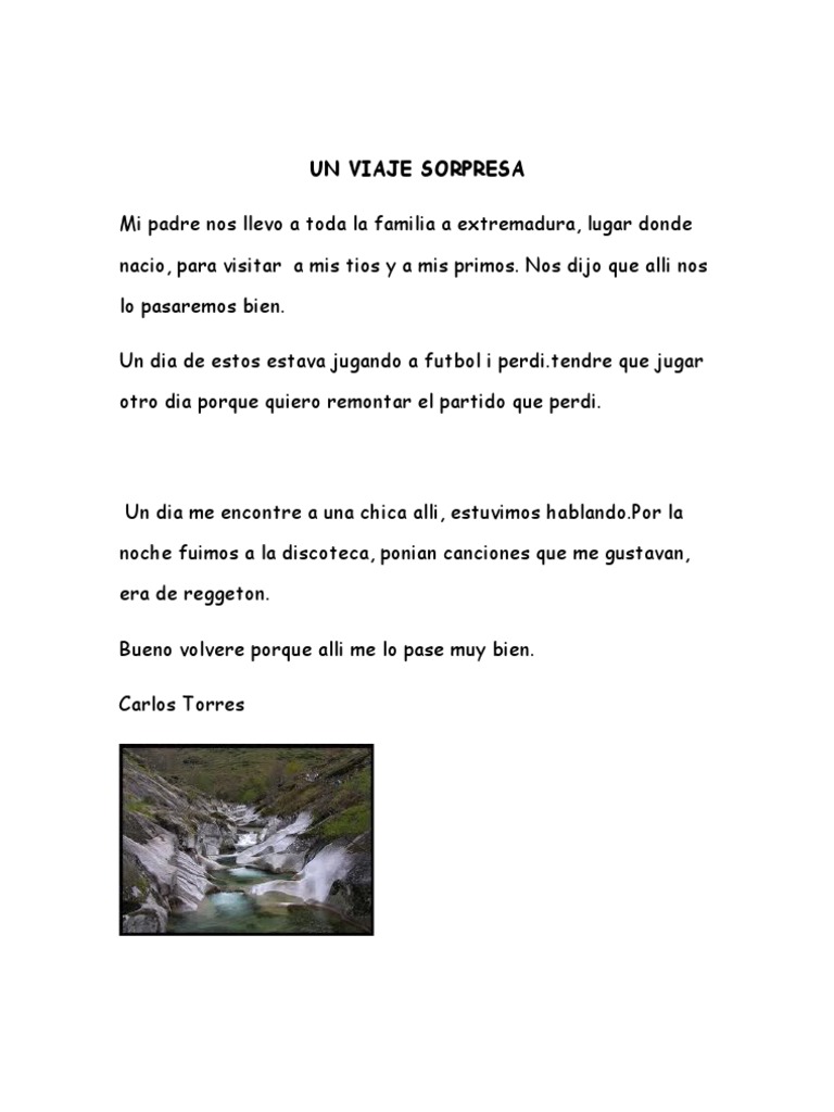 ¿Qué viaje sorpresa para toda la familia?