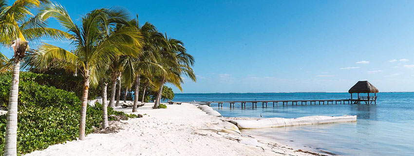 Paradise Beach en Isla Mujeres en México