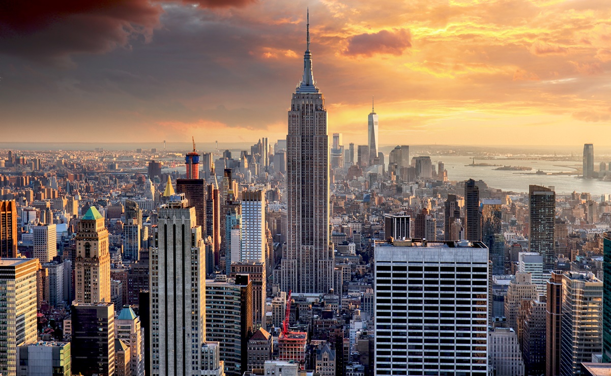 Empire State Building en Nueva York el 16 de abril