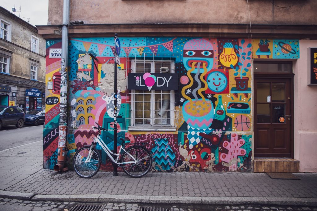 arte callejero Cracovia