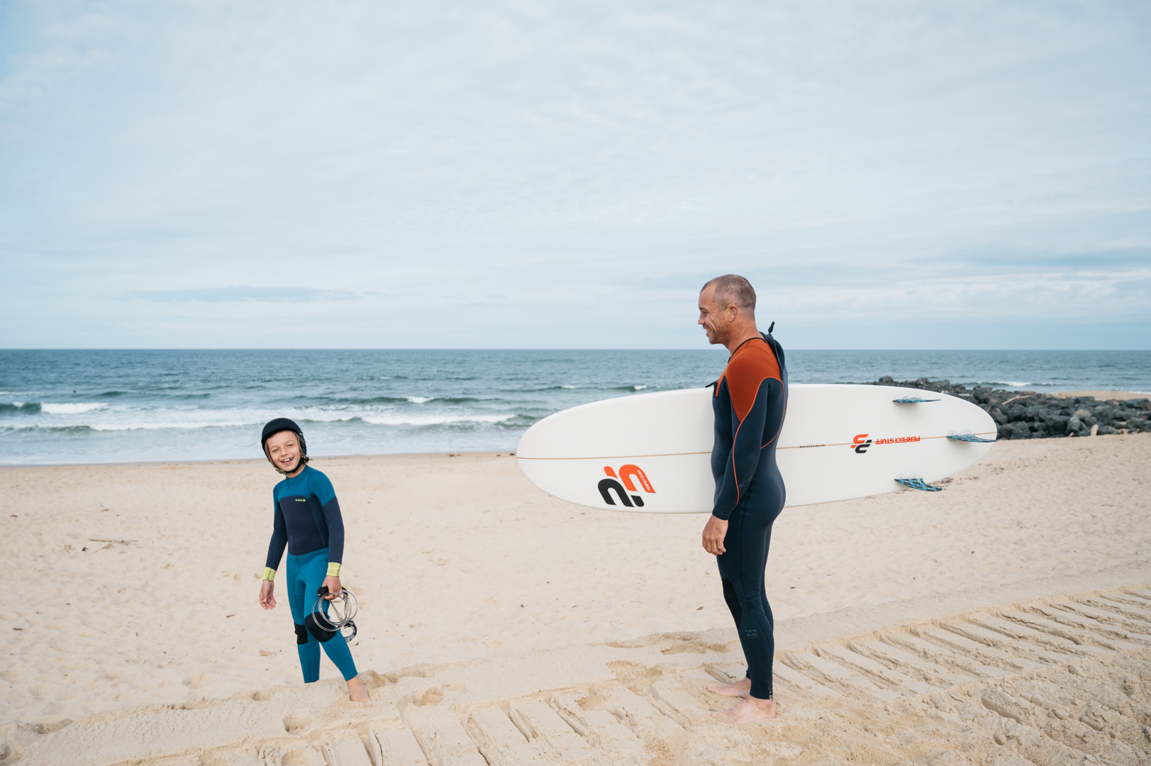 Surf en familia en Francia