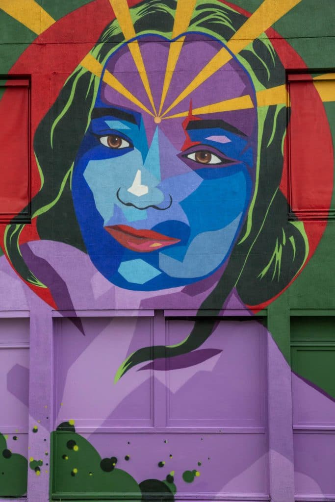 Obra del artista que conoce a Yren en Street Art City