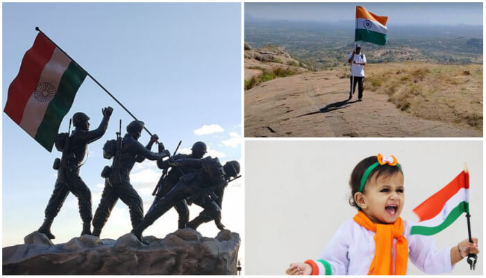 Imágenes de la Bandera Nacional India - El Tricolor