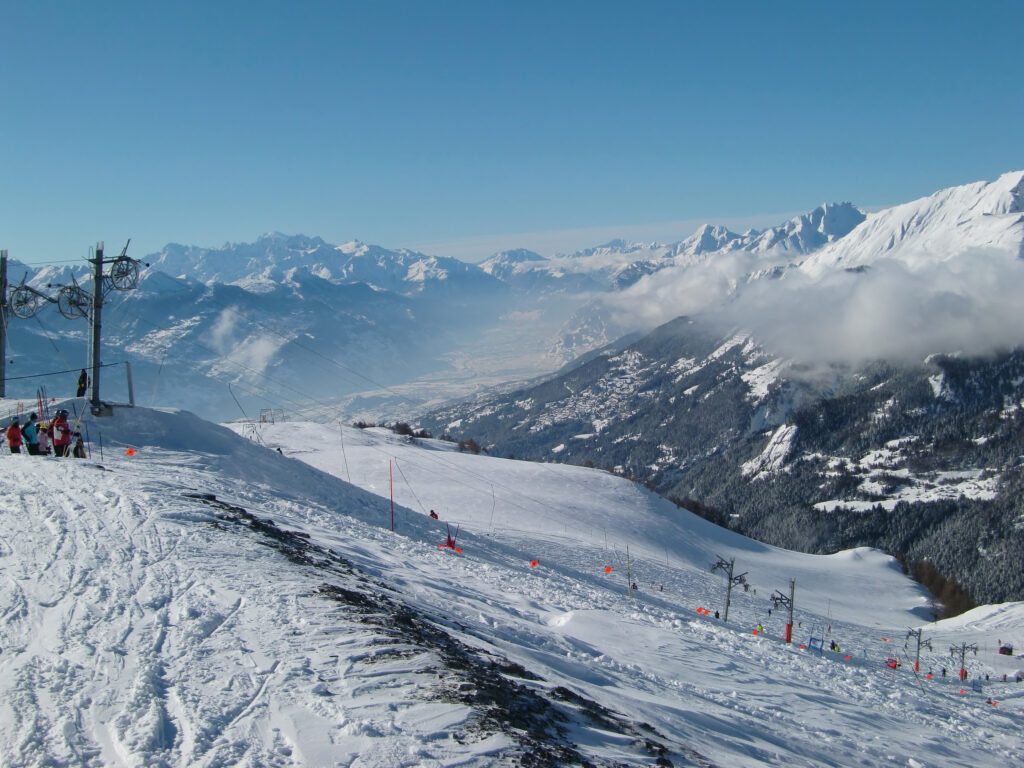 Crans-Montana en las estaciones de esquí de Suiza