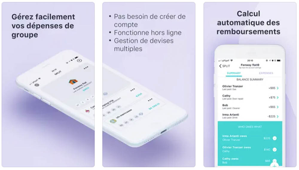 división de aplicaciones