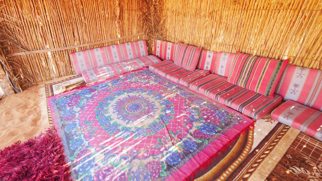 Nuestra zona de relax en Wahiba Sands